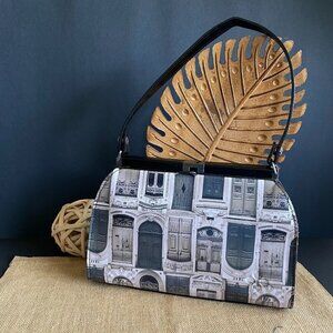 Patricia Nash Leather Bellariva Doorways Frame Bag NWOT​​​​​​​​